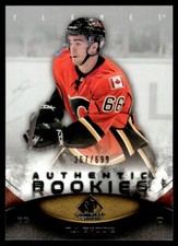 2010-11 SP Game Used ROOKIE T.J. Brodie Rookie 367/699 Calgary Flames #184