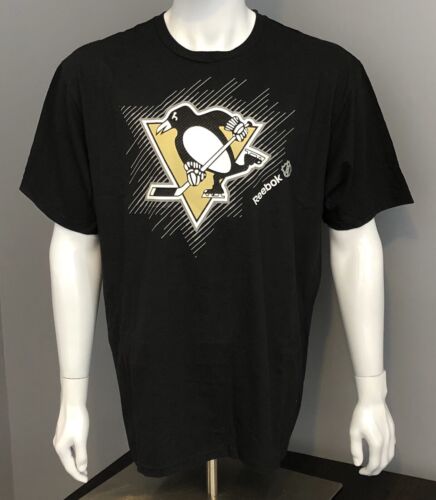 Pittsburgh Penguins T-Shirt - Reebok Center Ice T-Shirt Hockey Noir - 5 tailles ! - Photo 1 sur 3