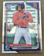 2024 Bowman Chrome Prospect #BCP-14 Allan Castro Boston Red Sox