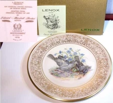 Beautiful MIB Lenox Boehm Birds 1978 Mocking Birds Collector Plate Excellent