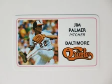 JIM PALMER 1981 PERMA-GRAPHICS SUPER STAR #28 BALTIMORE ORIOLES