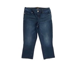 Seven7 skinny Crop Women's size 8 Dark Wash Blue Denim Jeans