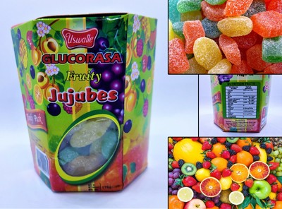 Uswatte Glucorasa Gummy Fruity Flavored Jujubes Family Pack Soft Candy Box 175g Ebay