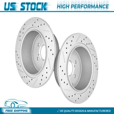 274mm Rear Drilled Disc Brake Rotors for Subaru Forester Impreza XV Crosstrek