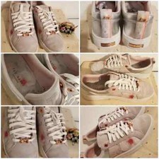TED BAKER LONDON FUSHAR FLORAL SNEAKER TRAINER Shoe SIZE-8