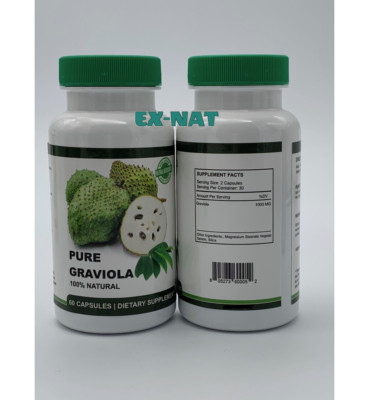 PURE GRAVIOLA EXTRACT 1000 mg Antioxidant Supplement