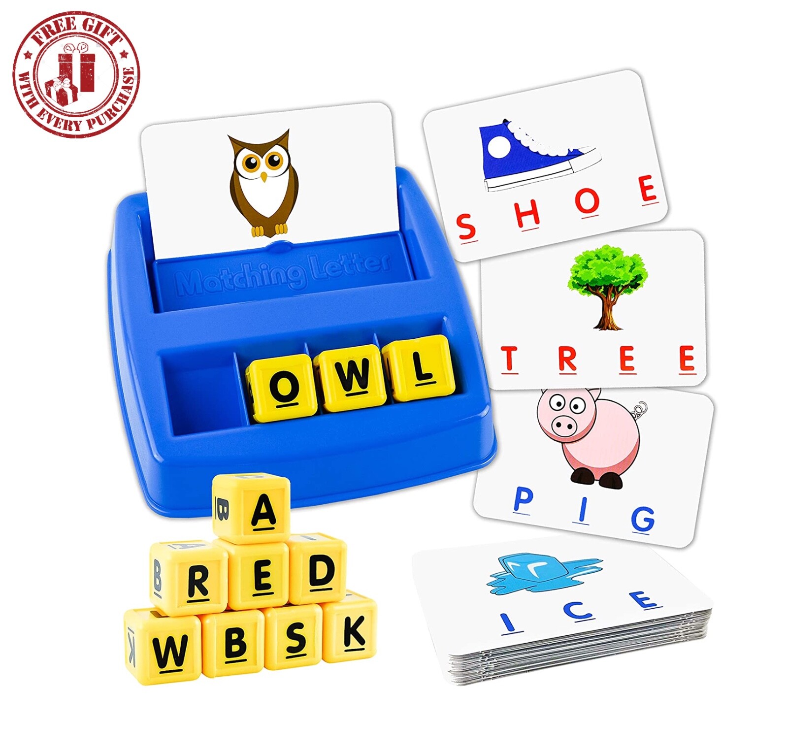 Matching Letter Game Alphabet Toy Reading, Spelling,Words & Objects,Memory  Game | eBay