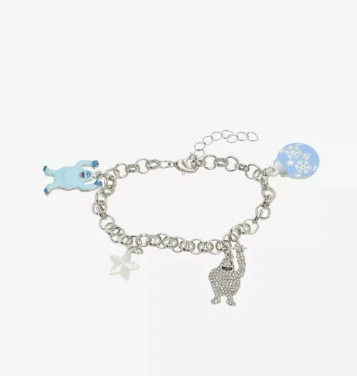 Juego de 2 brazalete brazalete abominable muñeco de nieve Rodolph el reno nariz roja Foto 2 de 2