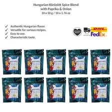 Hungarian Korozott Spice Blend Mix - Paprika, Onion, Paprika Powder, Midl 50gx10