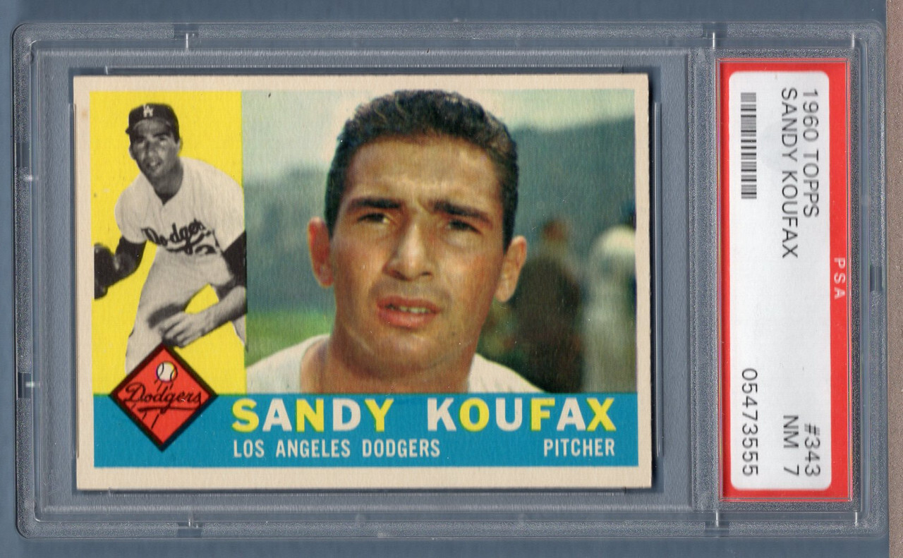1960 Topps #343 Sandy Koufax (05473555) PSA 7