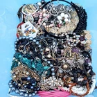 8 Lbs Costume Fashion Jewelry Lot Mostly Wearable Vintage Now Get What You See
