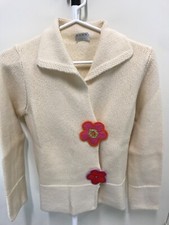 Marni Vintage 1990  s Cream Cardigan Sweater