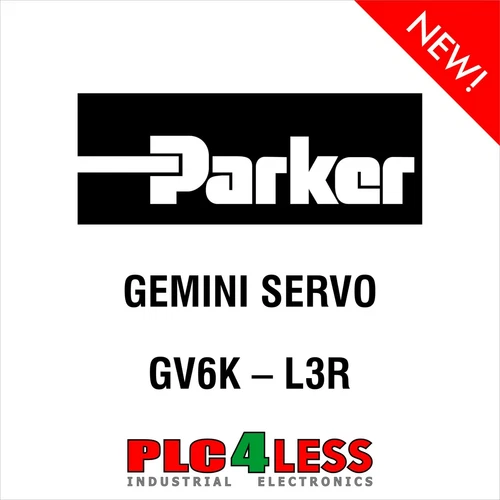 NEW! Parker GV6K-L3R Gemini Servo Drive / Controller