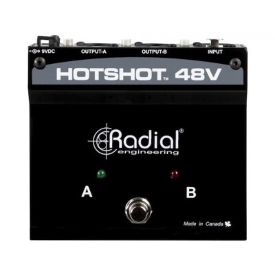 Radial HOTSHOT48V Condenser Microphone Switcher