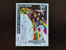 V57/ Republika Ludowa Benin - 1979 - Yv 454 | Mi 180 - Telekomunikacja - MNH