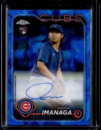 2024 Topps Chrome Sapphire Shota Imanaga 81/199 Auto Autograph RC Rookie
