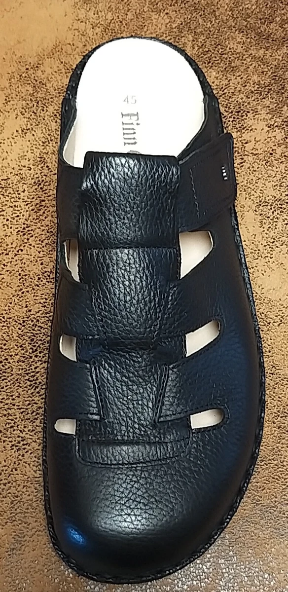 Finn Comfort Kairo Clog schwarz Bison Klett für geschwollene Füße ähnlich Amalfi