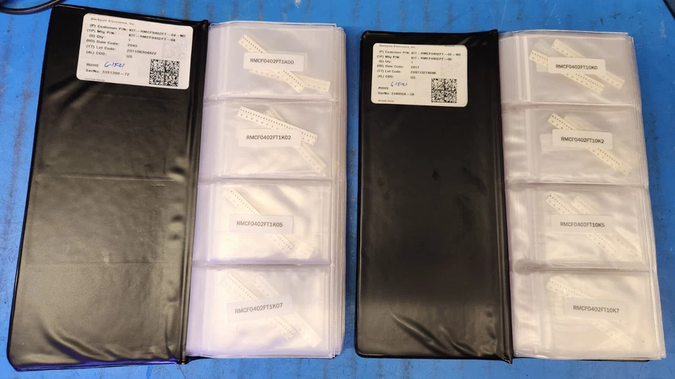 5 New Thick Film Resistor Kit from Stackpole Electronics Inc. SEI KIT-RMCF0402FT - Image 3 of 4