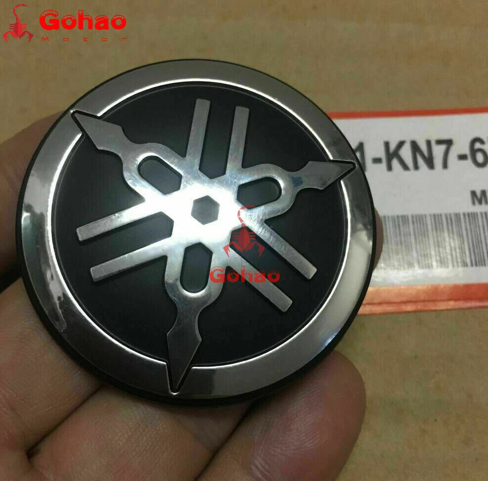 2x Calcomanía emblema insignia carenado tanque gasolina 5 cm para bicicletas MT XS R1 R3 R6 R7 YZF Foto 3 de 4