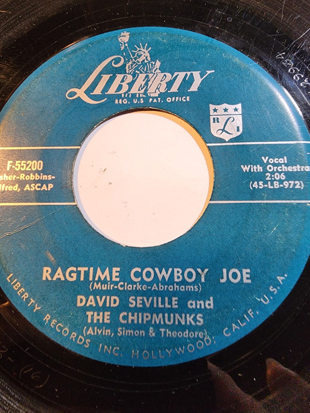 David Seville Ragtime Cowboy Joe/Flip Side Liberty GOOD+ F280 eBay