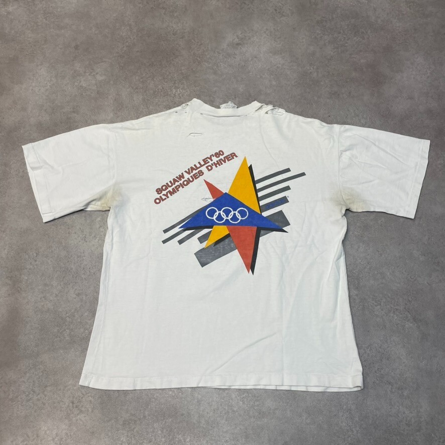 Adidas 1928 Winter Olympic Games T-Shirt Mens XL Switzerland Vintage Tee White image 2