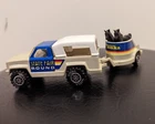 Tonka Truck & Horse Trailer with 2 horses