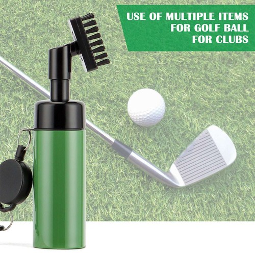 Golf Club Brush Tool Kit Groove Cleaner Cleaning Tool With Spray Water Bottle US - Picture 10 of 15