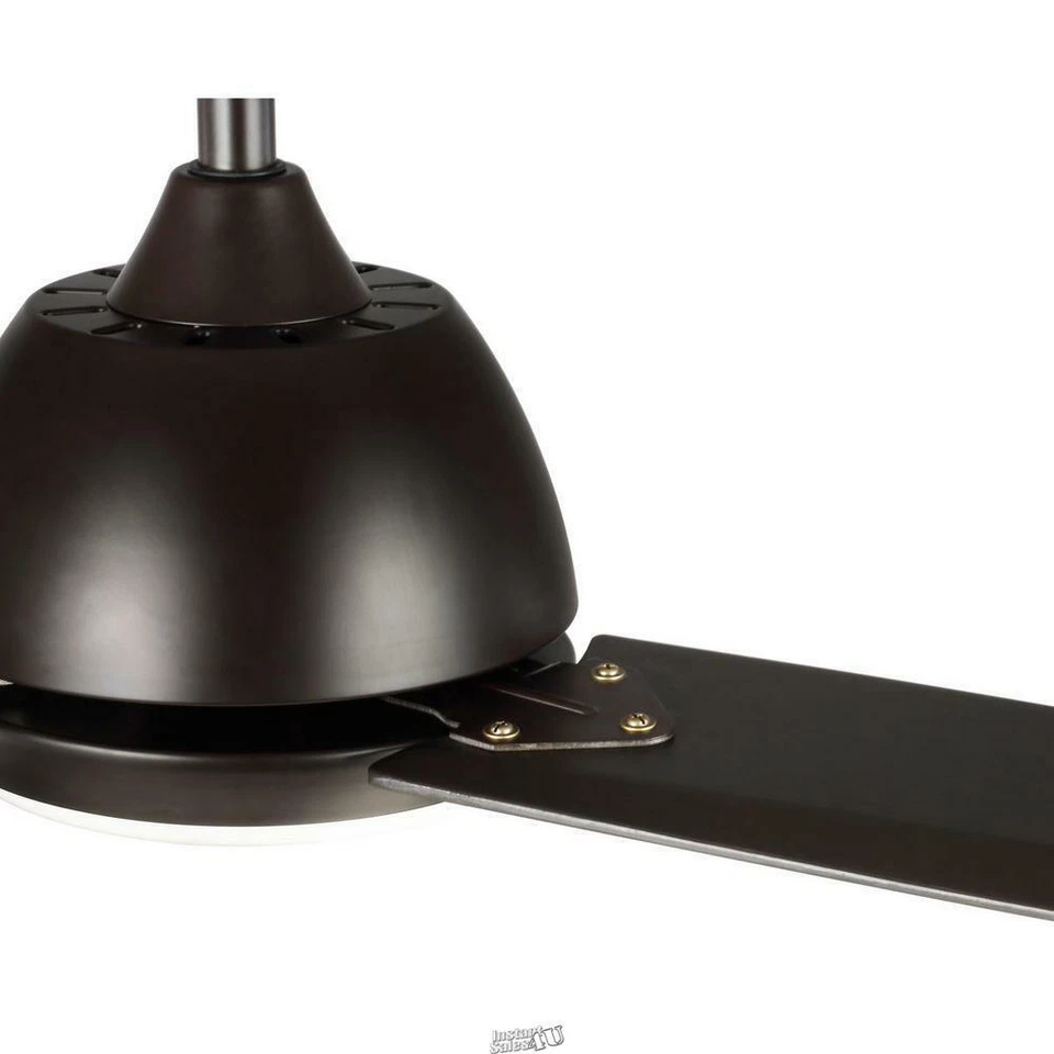 Progress Lighting Oriole de tres hojas 60 pulgadas Ventilador de techo LED integrado bronce Foto 4 de 4