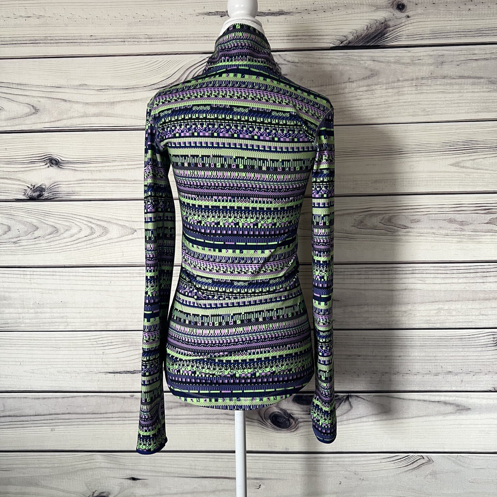 Nike Pro Warm Patterned Half Zip Jacket - image 8