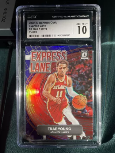 2022-23 Panini Donruss Optic - Express Lane #3 Trae Young  CGC 10