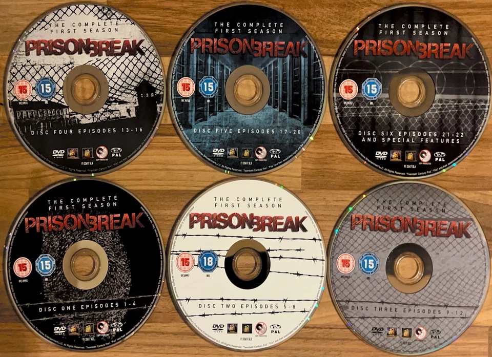PRISON BREAK - The Complete Series (1-5) - 23-DVD Disc - Box Set - PAL Region 2 - Image 4 of 4