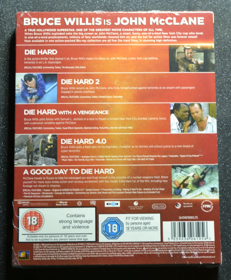 New & Sealed Die Hard Legacy Collection Blu-ray - Image 3 of 4