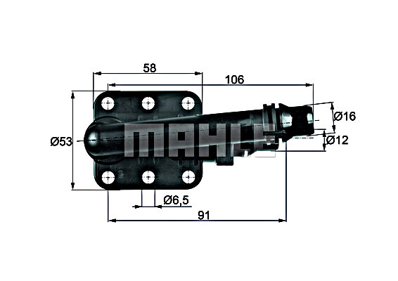 Automatic Transmission Oil Cooler Thermostat-Eng Code: N52 
