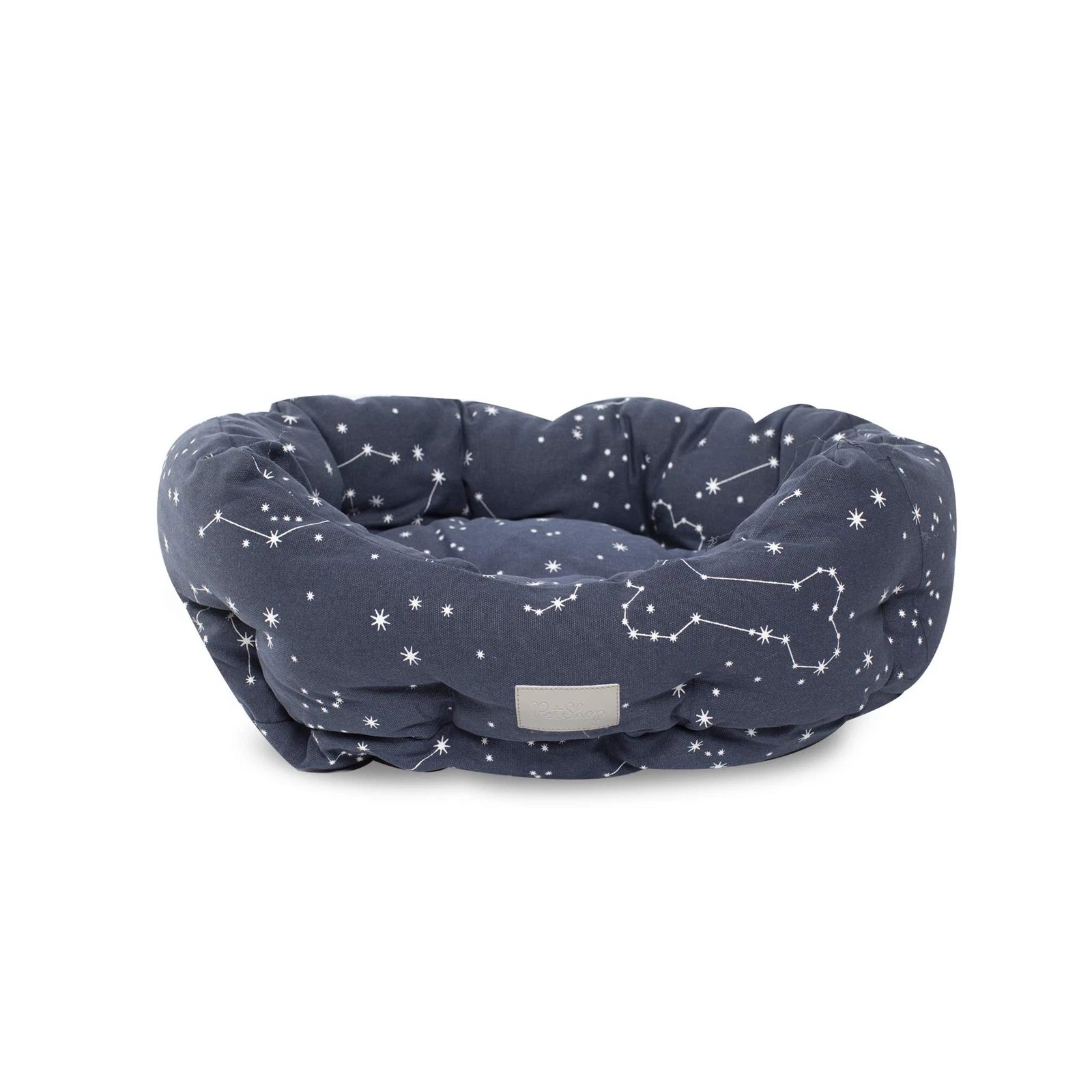Fringe Studio Pet Bed, Celestial Round Cuddler, 20 x 19 x 8 inches (203002), ...
