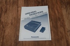 Panasonic telephone answering system KX-T1416DBE Vintage Instructions Manual