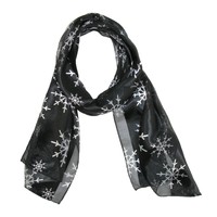 Ctm Women's Snowflake Scarf on sale Ctm Women's Snowflake Scarf on sale