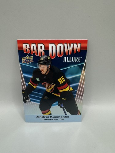 2023-24 UPPER DECK ALLURE Andrei Kuzmenko BAR DOWN NHL - 第 1/2 張圖片