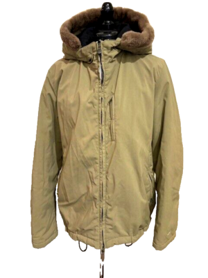 スノーボード LOGO QUILTING COLLAR JACKET KHAKI BOSS - Water-repellent jacket with mixed quilting - Khaki