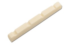 BNT003 Pre-Shaped  Slotted WD Jazz Bass Wide Flat Bottom Bone Nut 40 X 3.5 X 5.