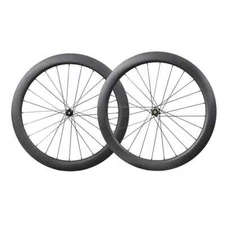 700C Carbon Cyclocross Bike Disc Brake Wheelset 50*25mm with Straight Pull Hub