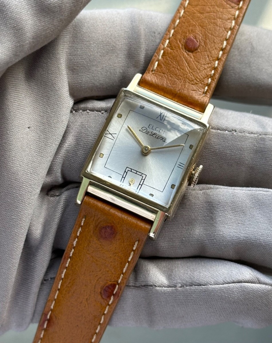 Vintage Elgin Deluxe Manual-Wind Caliber 558 10K Gold Filled Watch