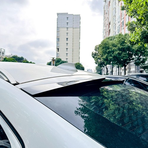 Rear Trunk Spoiler Kit + Roof Splitter Wing For BMW X4 F26 2014-2018 Black 2PCS - Picture 7 of 15