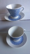 Arabia Finland espresso cup saucer x 2 Filigran pattern # X.31