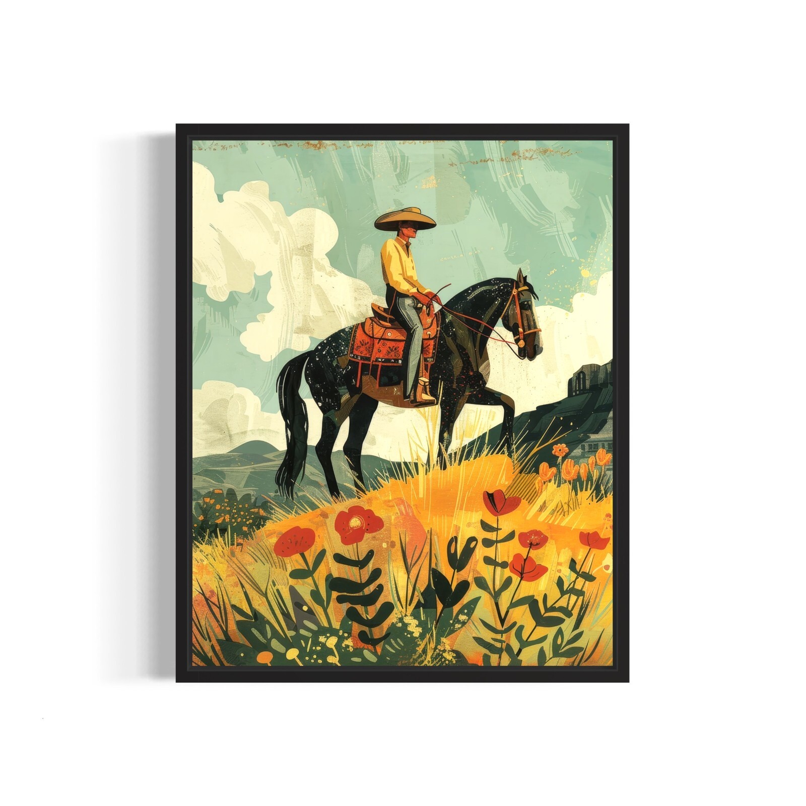 Spanish Art City Landscape Poster Art Print Wall Art Painting Artwork Decor