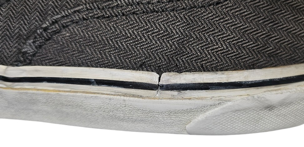 SAOLA Scarpe VANS uomo taglia 10 grigio scuro sneakers autentiche