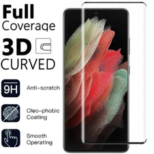 Full Glass Screen Protector For Samsung S24 Ultra S23 Plus/S22/S21/S20/S10/S9/S8