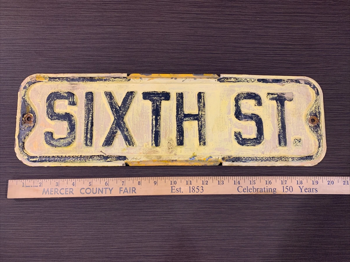 1940 Year Collectible Transportation Signs for sale | eBay