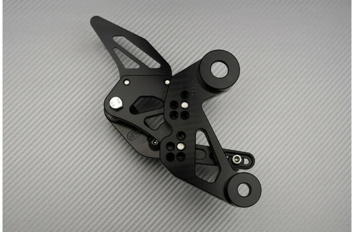 Commandes reculées AVDB alu CNC or anodisé haute précision pour Yamaha Tracer 900 GT
