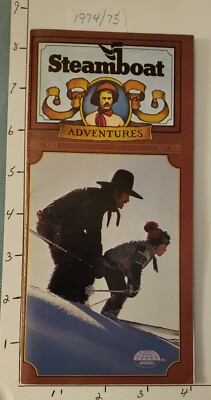 1974/75 STEAMBOAT SKI AREA ADVENTURES BROCHURE.  VERY NICE SEE DESCRIPTION