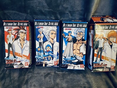 4 Bleach The Styling Bandai Figuren Nummern 1,3,4 & 6